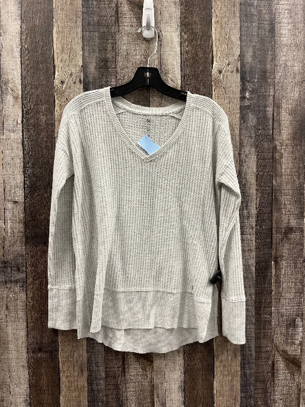 Top Long Sleeve By So In Grey, Size: Xs