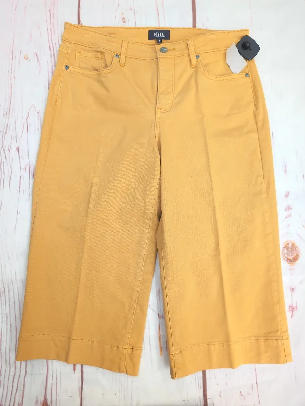 Capris By Not Your Daughters Jeans In Yellow, Size: 8