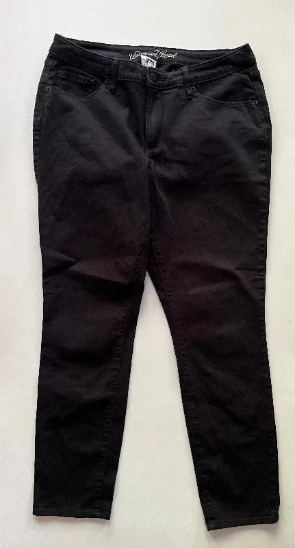 Jeans Skinny By Universal Thread In Black, Size: 12